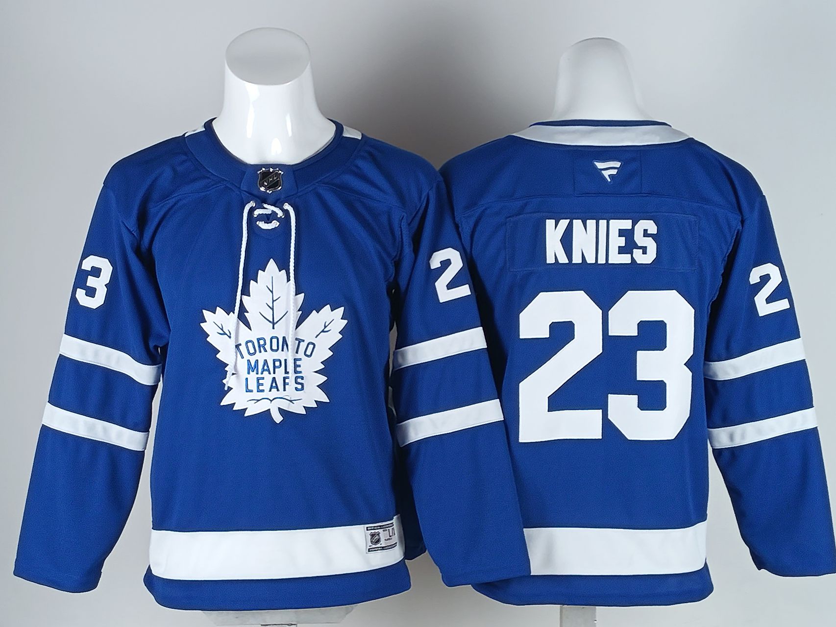 Youth 2026 Toronto Maple Leafs #23 Knies Blue NHL Jersey style 01